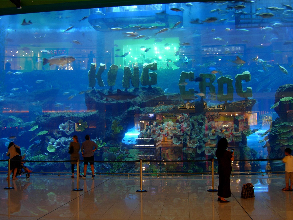Akvárium a Dubai Mallban