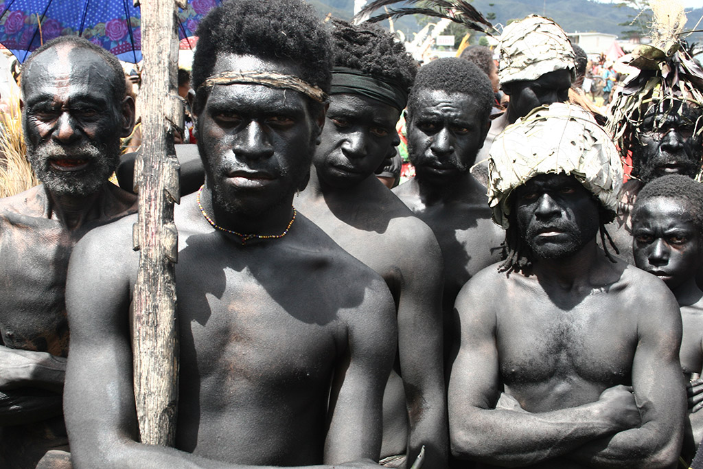 Goroka fesztivál törzs