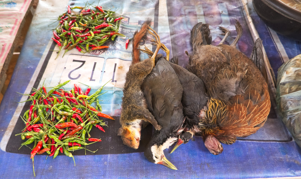 A nong khiawi piac kínálatából
