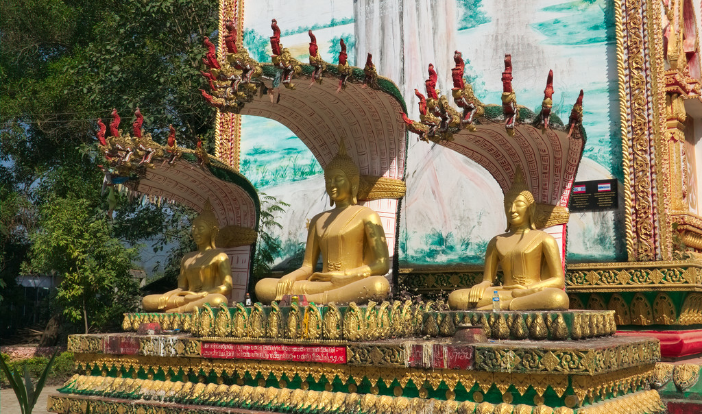 Wat That templom szobrai