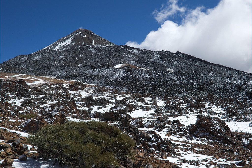 A Teide a Viejo krátertől nézve