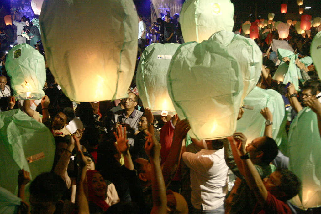 Lampion fesztivál Tenggarongban